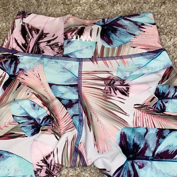 Jiva Active Leggings Tropical Pattern XS - Picture 12 of 13